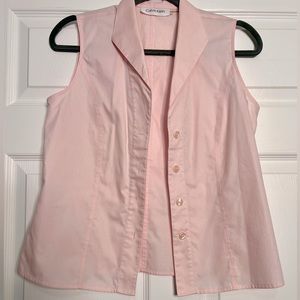Calvin Klein Button Up Tank Top
